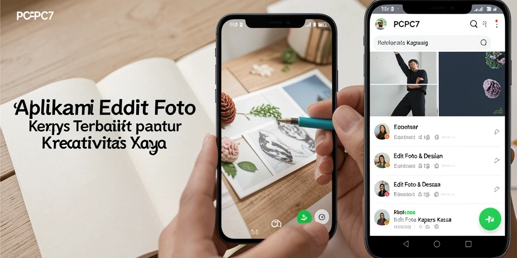 Tampilan antarmuka aplikasi Edit Foto Kertas Kaca yang menarik dan fungsional.