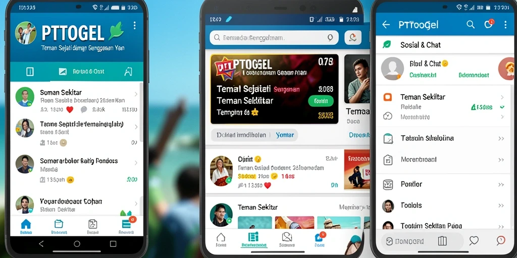 Tampilan antarmuka PTTOGEL yang ramah pengguna dan menarik.